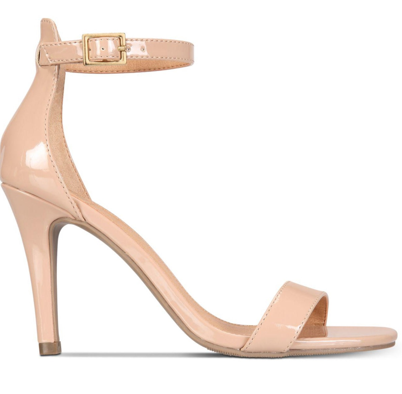 Material Girl Women's Blaire Two-Piece Dress Sandals Beige Size 8.5 W