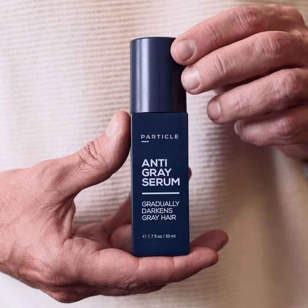 Particle Anti-Gray Serum Gradually Reduces Gray Hair Without Dye