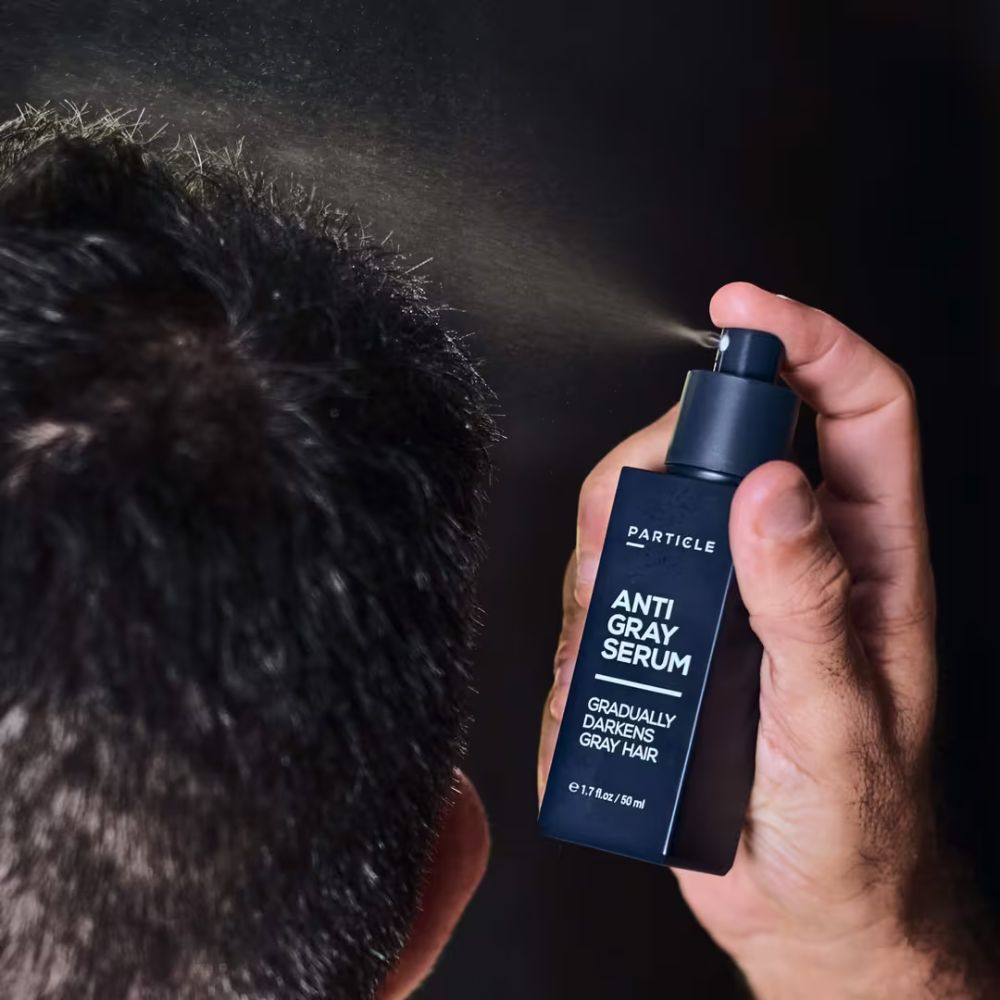 Particle Anti-Gray Serum Gradually Reduces Gray Hair Without Dye