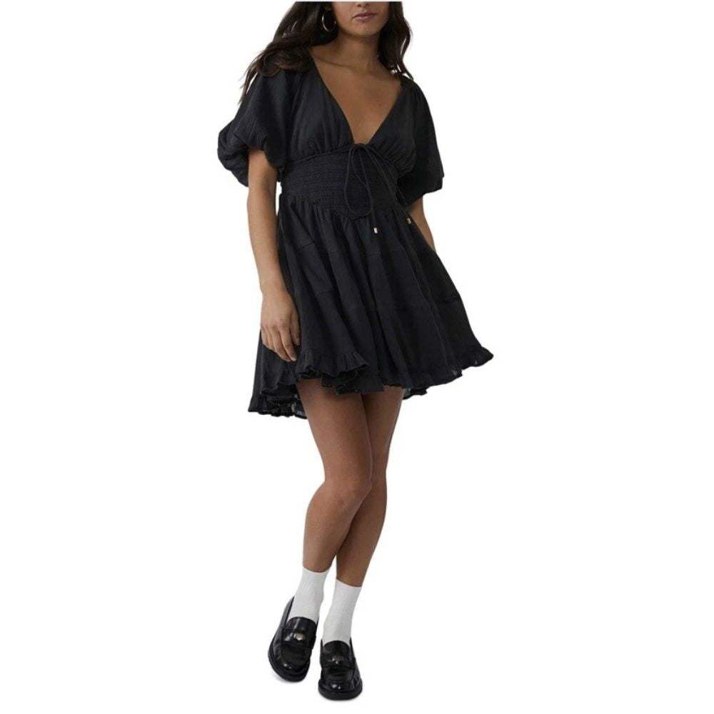 Free People Perfect Day Mini Washed Black