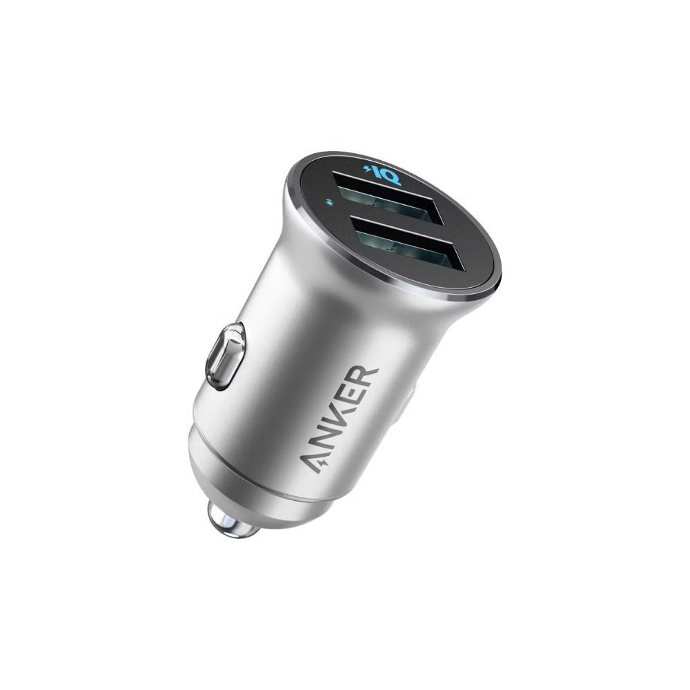Anker PowerDrive 2 Alloy Car Charger, Silver