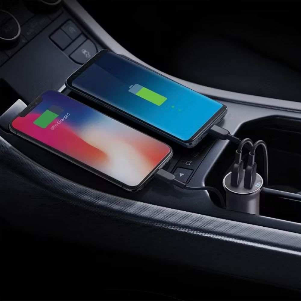Anker PowerDrive 2 Alloy Car Charger, Silver