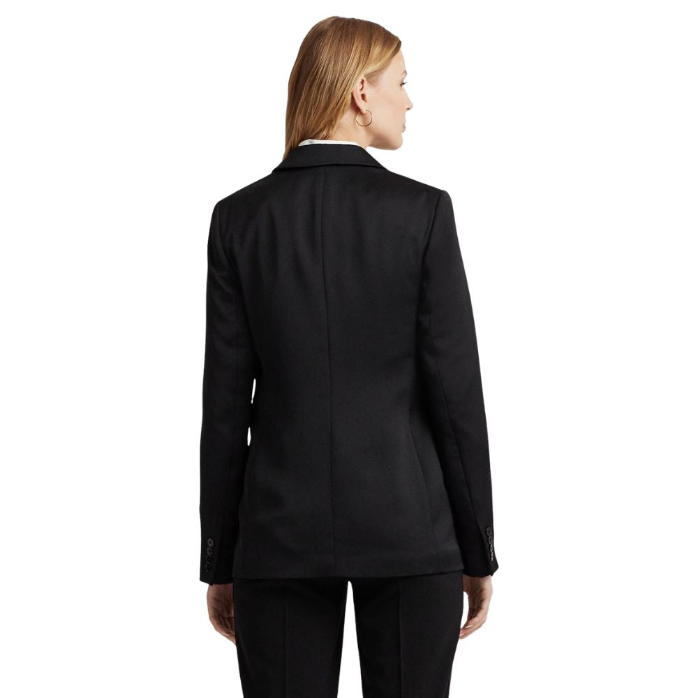 Lauren Ralph Lauren Women's Satin Business Double-Breasted Blazer