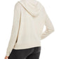 Aqua Cashmere Full Zip Hoodie White Size M