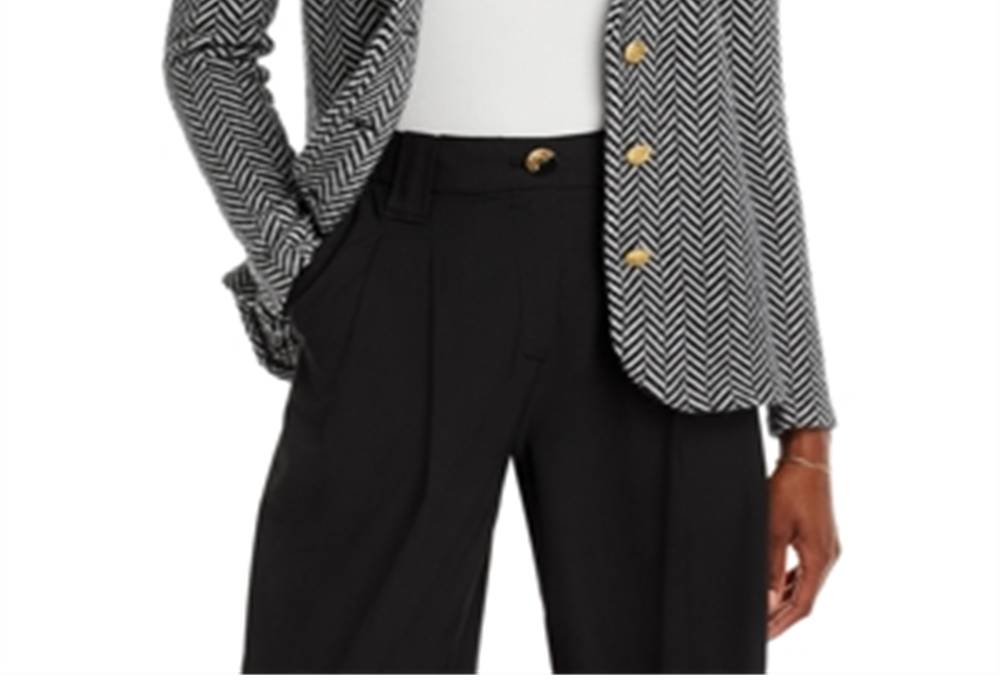 C by Bloomingdale's Cashmere Notch Lapel Cashmere Blazer Black Size S