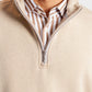 Voey Quarter Zip Sweatshirt - Camel