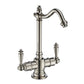 Whitehaus Collection Point of Use Instant Hot and Cold Water Drinking Faucet with Traditional Swivel Spout