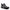 Gray hiking shoe with black accents on a white background