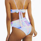 Soah - DOVE RETRO RIBBED HIGH-LEG BIKINI BOTTOM