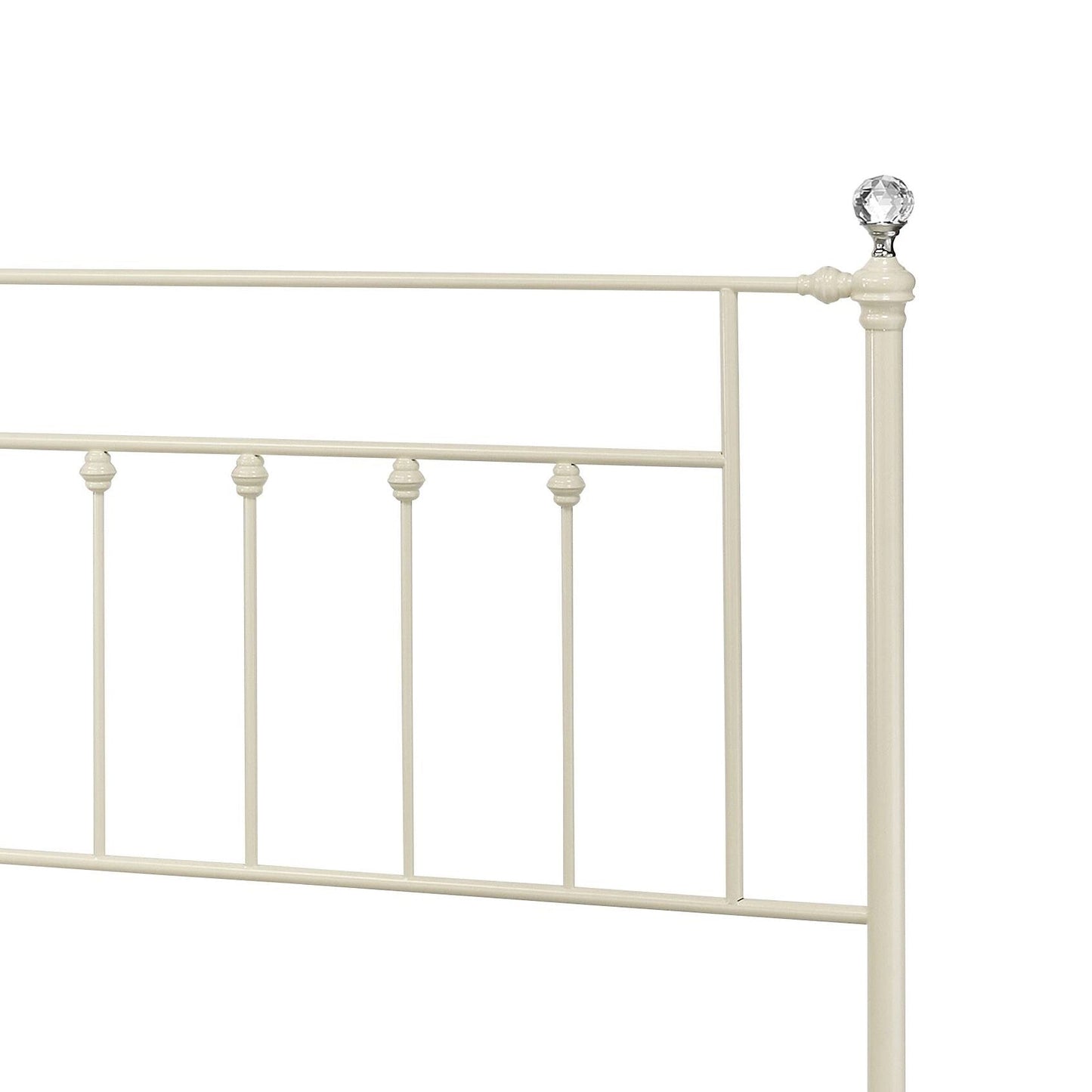 Comet White Finish Full Bed