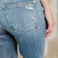 Judy Blue - Mid Rise Destroy Hem Bootcut Jeans