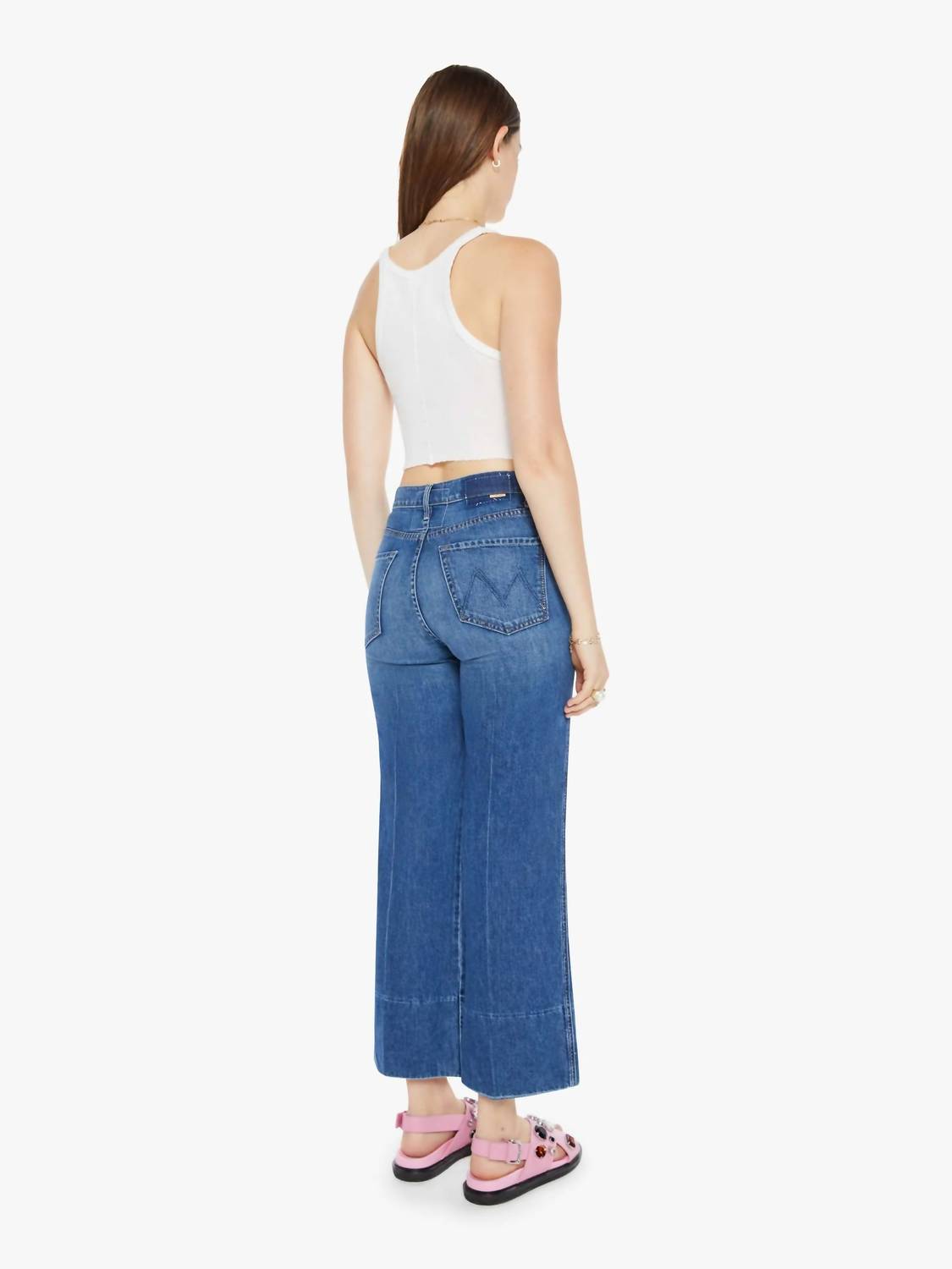 Mother - Maven Wide Hem Ankle Jean