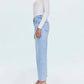 Pistola - Women's Lexi Mid Rise Bowed Straight Denim