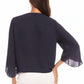 करेन केन - डैफ्ने ड्रेप फ्रंट क्रॉसओवर टॉप