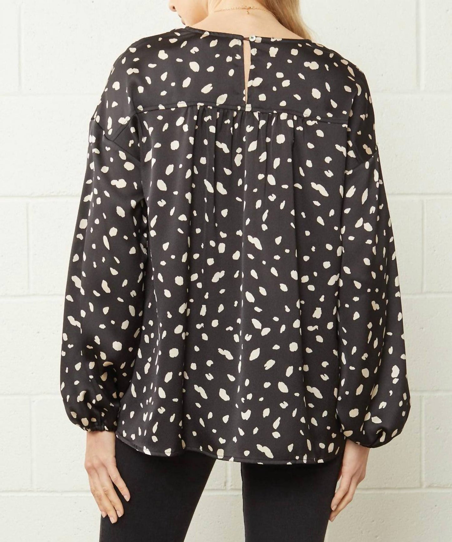 Entro - Leopard & Babydoll Blouse