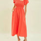 Trendsi - Heyson Smocked Cutout Midi Dress