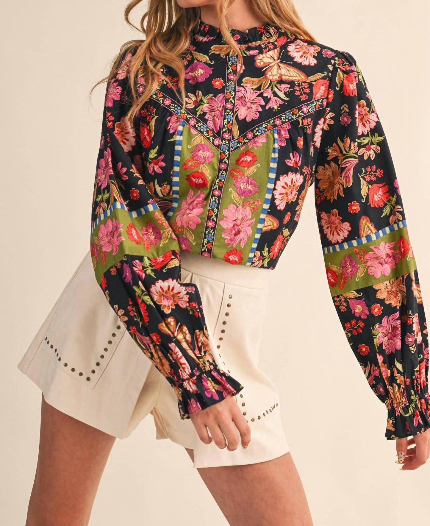 &Merci - Celia Floral Top