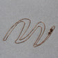 18k Rose Gold Diamond Cut Cable Link Chain (0.75 mm)