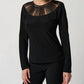 Joseph Ribkoff - Detailed Neckline Top
