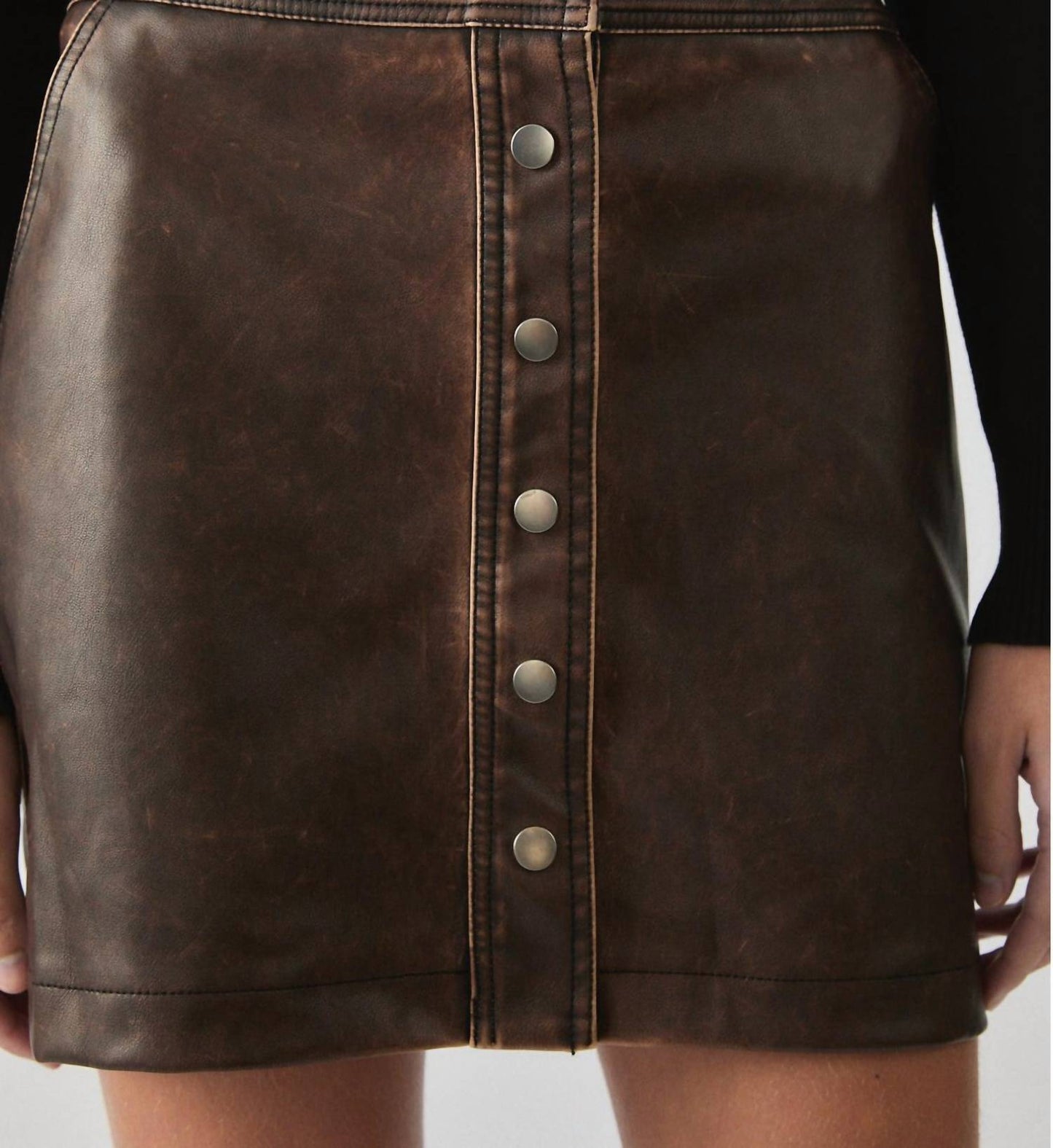 Deluc - Thomas Leather Mini Skirt