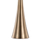 Diana 29" Contemporary Metal Table Lamp Set - Matte Golden Bronze & White Linen Shade