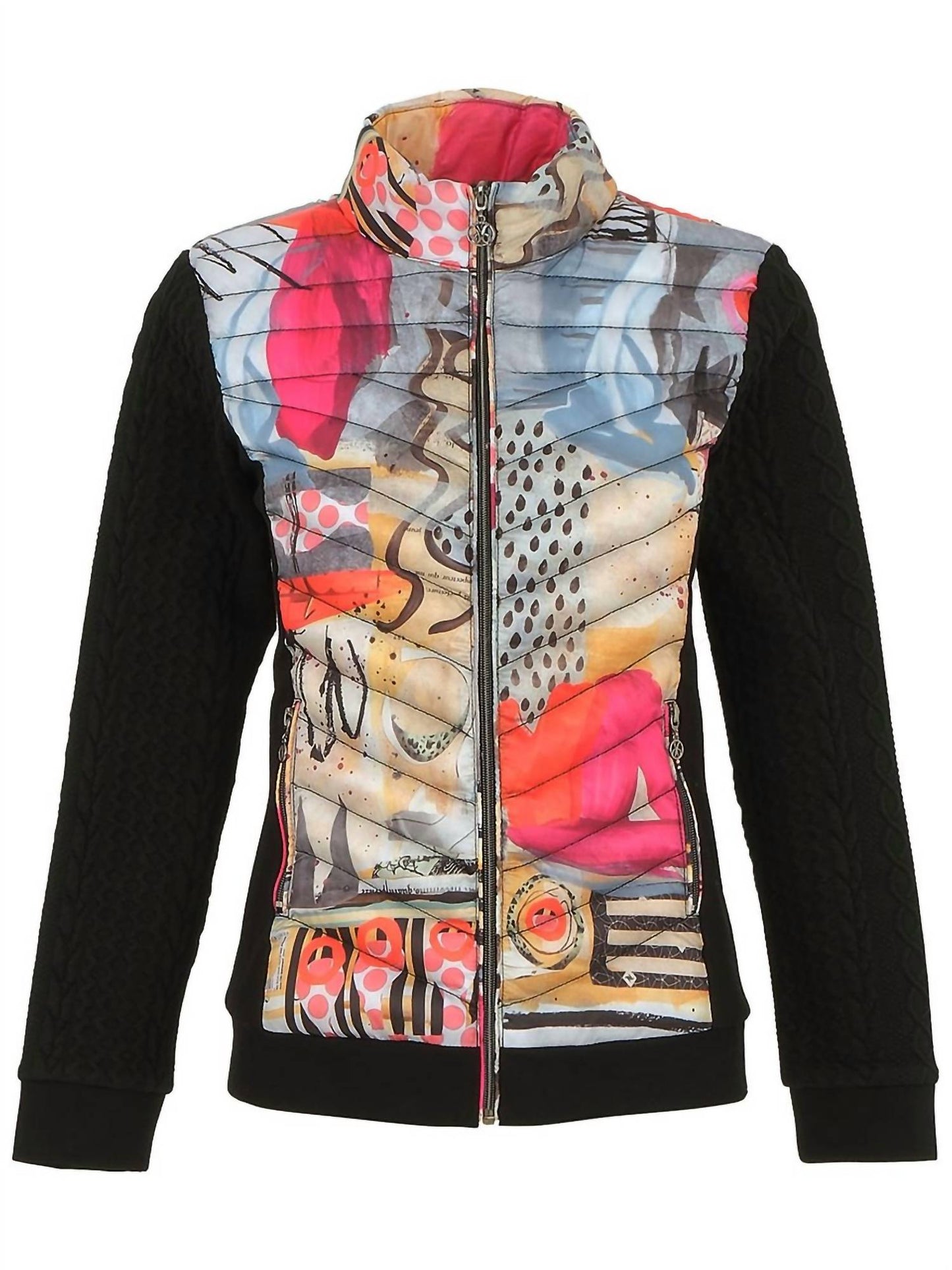 Dolcezza - Puffer Vest With Sweater Arms