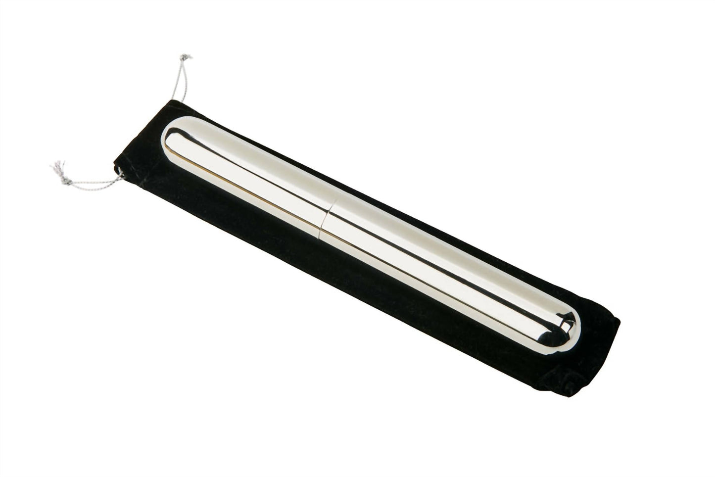 क्रिएटिव गिफ्ट्स इंटरनेशनल - पाउच के साथ स्टेनलेस स्टील सिगार ट्यूब