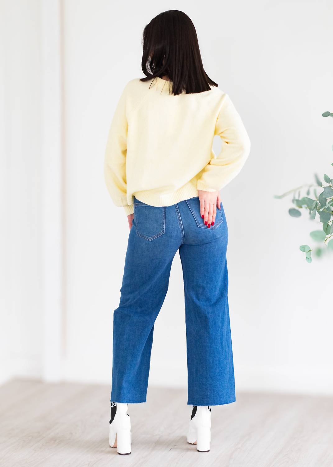 Pistola - Penny High Rise Wide Leg Jeans
