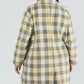 Davi & Dani - Oversized Plaid Coat
