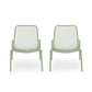 Outdoor Iron Chair With Mesh Design