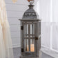 Wooden Candle Lantern Decorative Set for Indoor and Outdoor Use