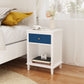 Nightstand With 1 Drawer and 1 Shelf
