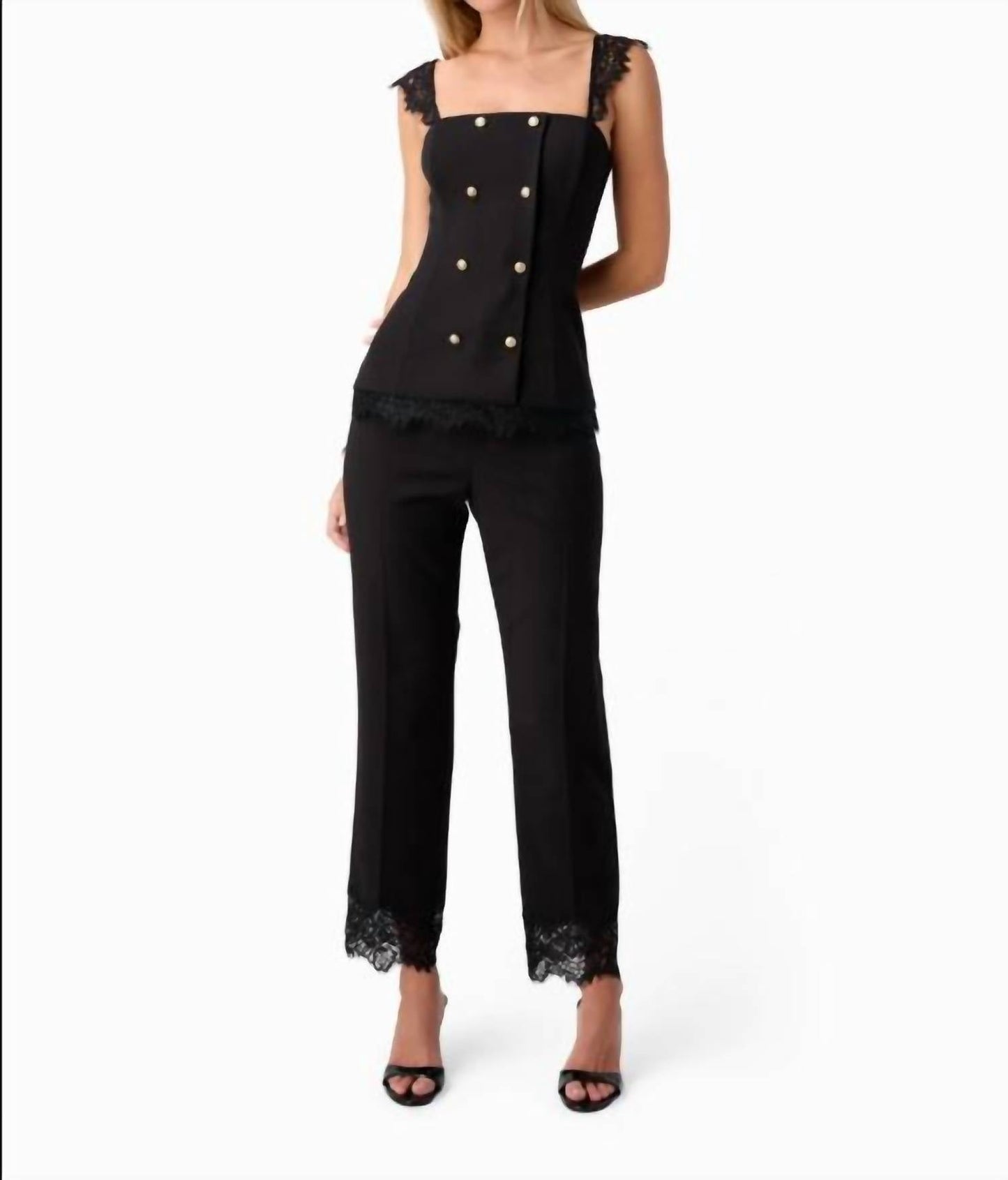 Cami Nyc - Cheyenne Pant with Lace Trim