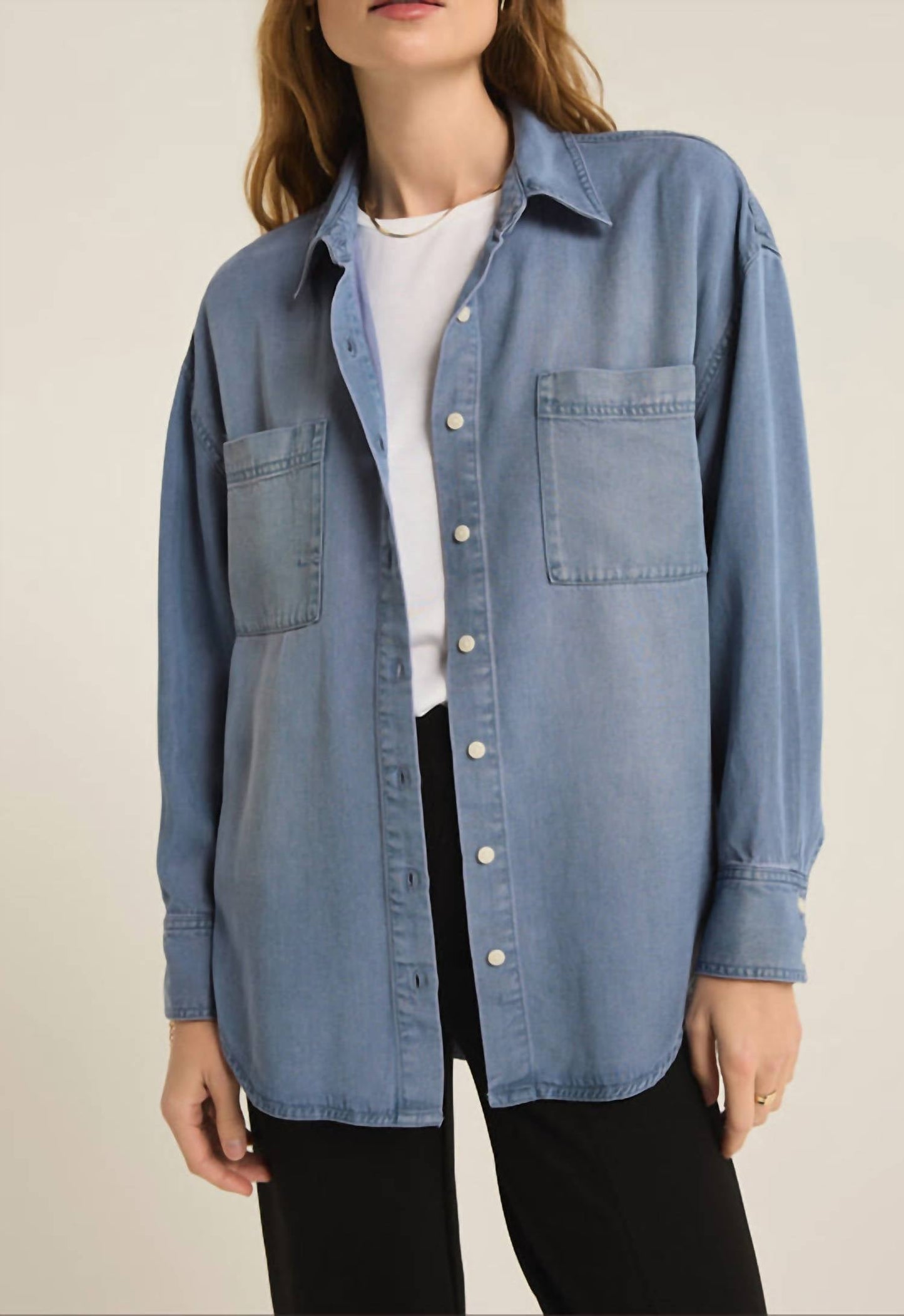 Z Supply - Colbie Chambray Top