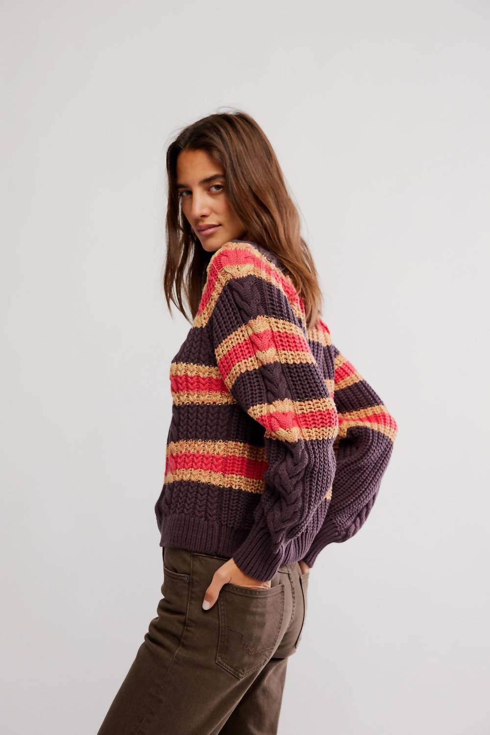 Free People - Frankie Cable Sweater