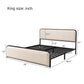 Modern Bed With Curved Upholstered Headboard and Footboard