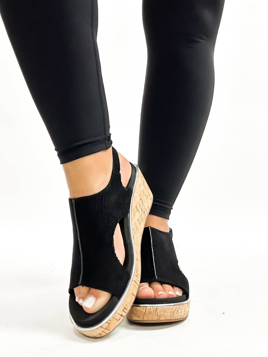 Corkys Footwear - Corduroy Carley Wedge