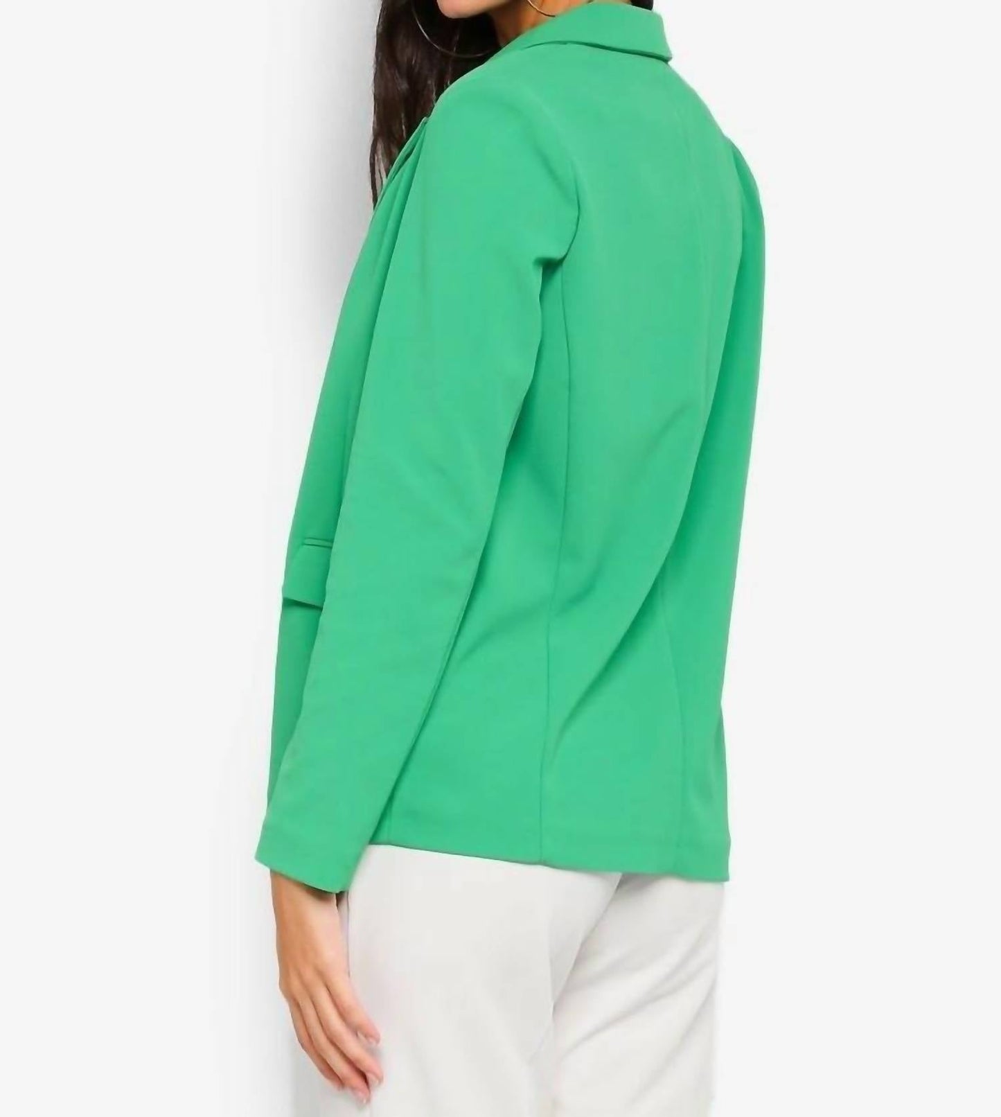 Topshop - Bonded Double Breasted Open Front Jacket
