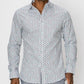 Zexi - Pineapple Button Down Dress Shirt