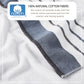 Decorative Cotton Stripe Bath Towel Set - Noelle Collection
