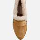 Rag Company - Women's Allie Fur Trim Suede Loafers