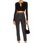 Re/Done - Women's High Rise Ankle Crop Jeans