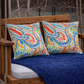 2 Pack Outdoor Throw Pillows (18x18 Inch)