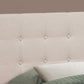Full Size Upholstered Bed Headboard - Beige