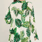 En Creme - Leaf Print Top