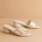 Oasis Society - Tucson Low Heel Sandal With Bamboo Buckle