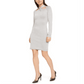 Michael Kors Women s Twist Neck Sweater Dress Gray Size XX-Large