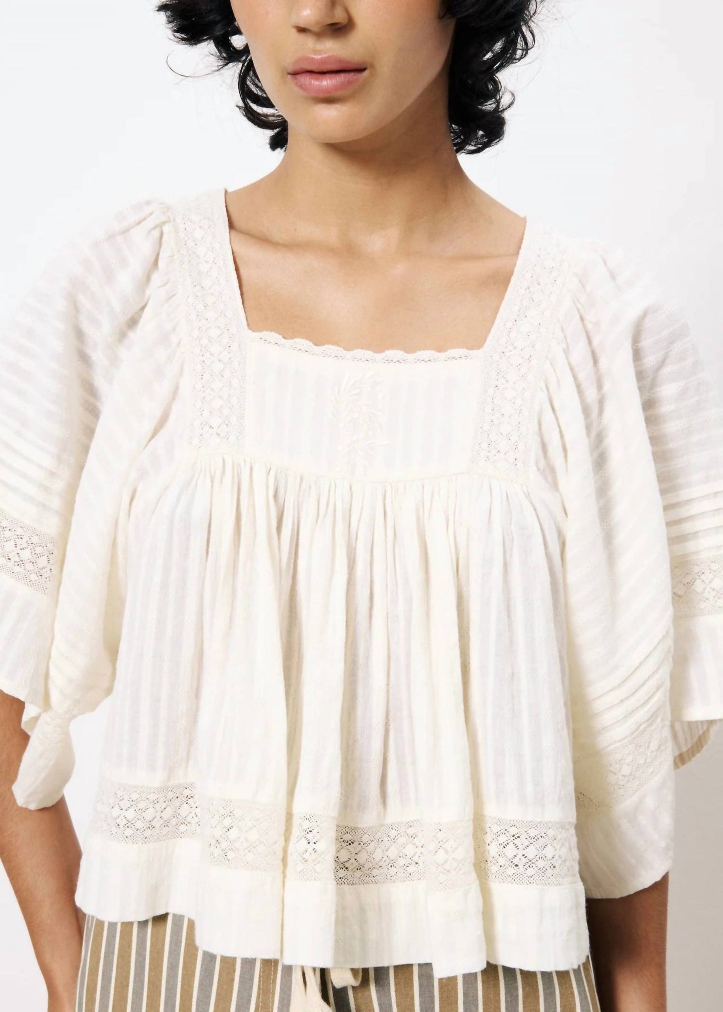 Frnch - Patricie Mid-sleeved Blouse