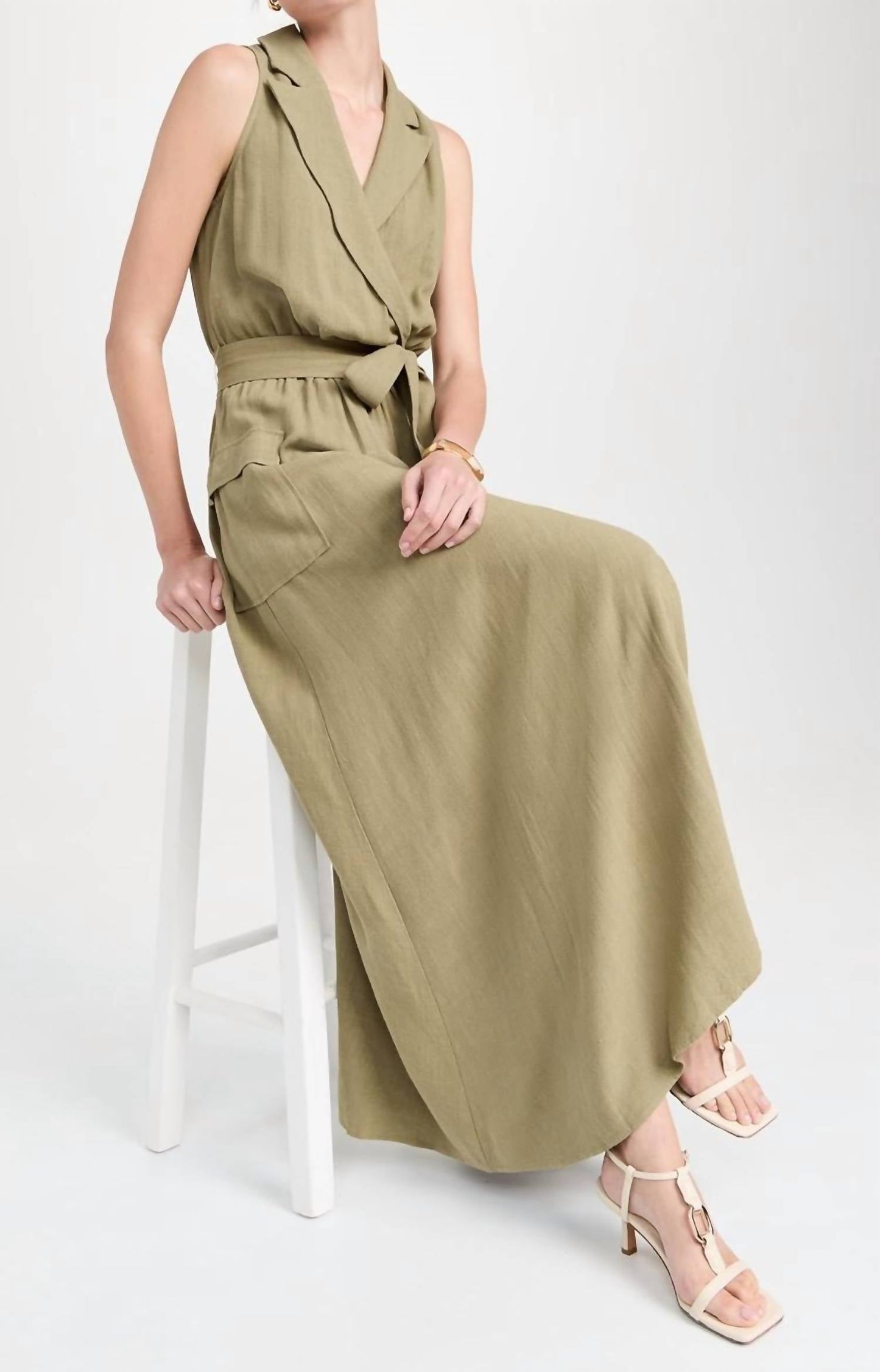 Theory - Mayer Military Maxi Dress