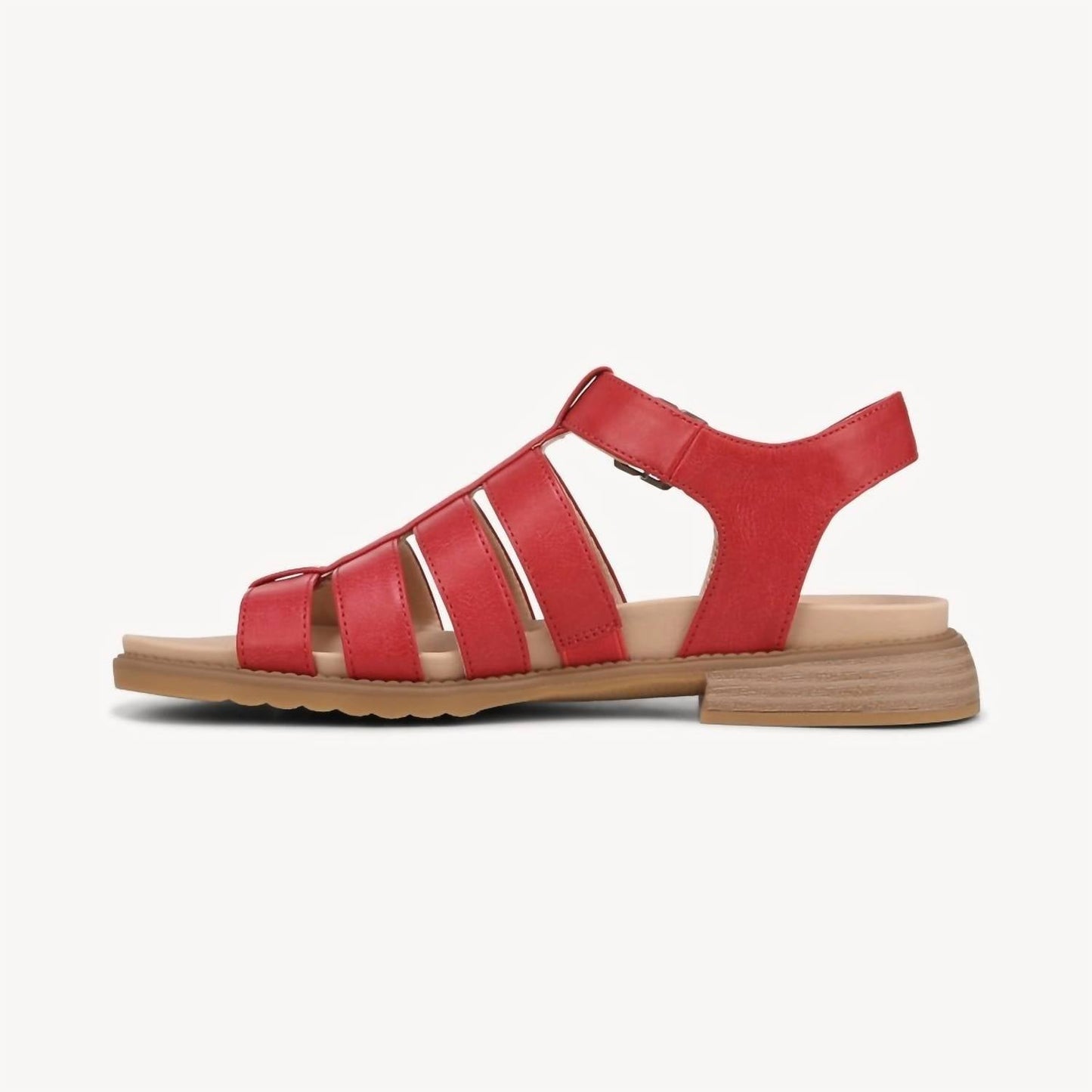 Dr. Scholl'S - Women's A Ok Rounded Open Toe Ankle Strap Flats Sandals